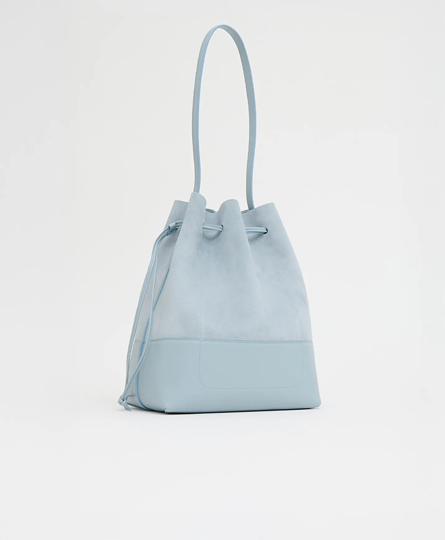 Mansur Gavriel Drawstring Cabas Baby Blue (5) Mansur Gavriel Drawstring Cabas Baby Blue