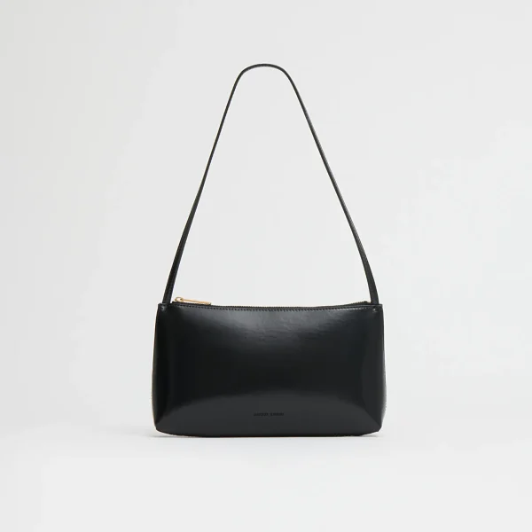 Mansur Gavriel Gaia Shoulder Bag Black Flamma