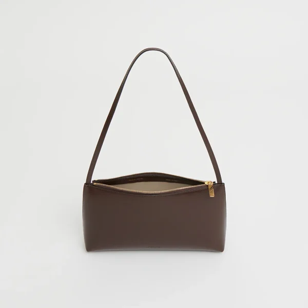 Mansur Gavriel Gaia Shoulder Bag Chocolate