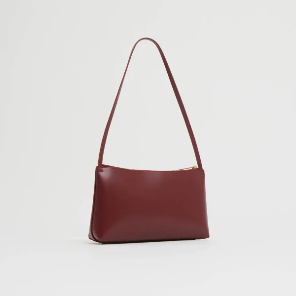 Mansur Gavriel Gaia Shoulder Bag Claret