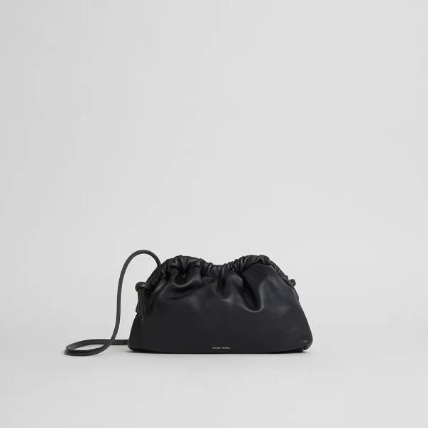 Mansur Gavriel Mini Cloud Clutch Black