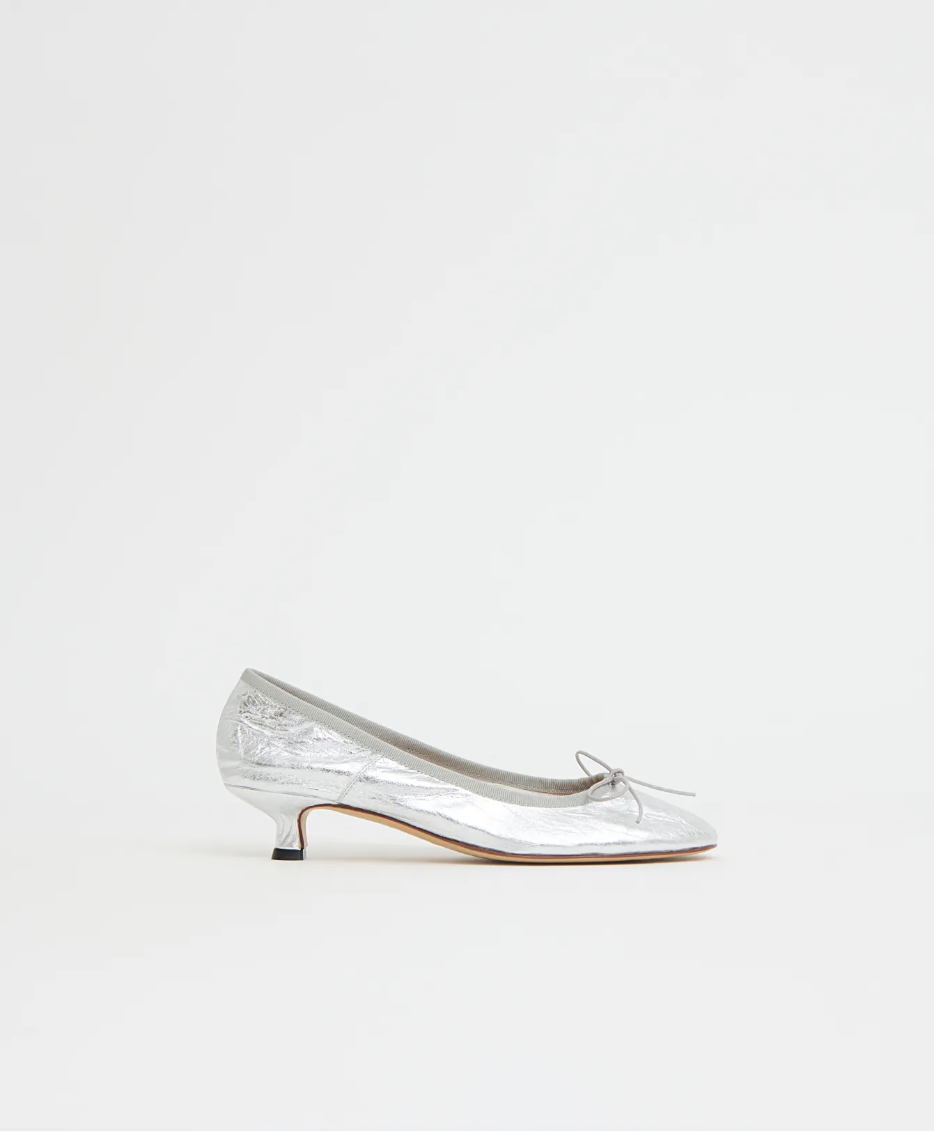 Mansur Gavriel Dance Kitten Crinkled Silver (1) Mansur Gavriel Dance Kitten Crinkled Silver