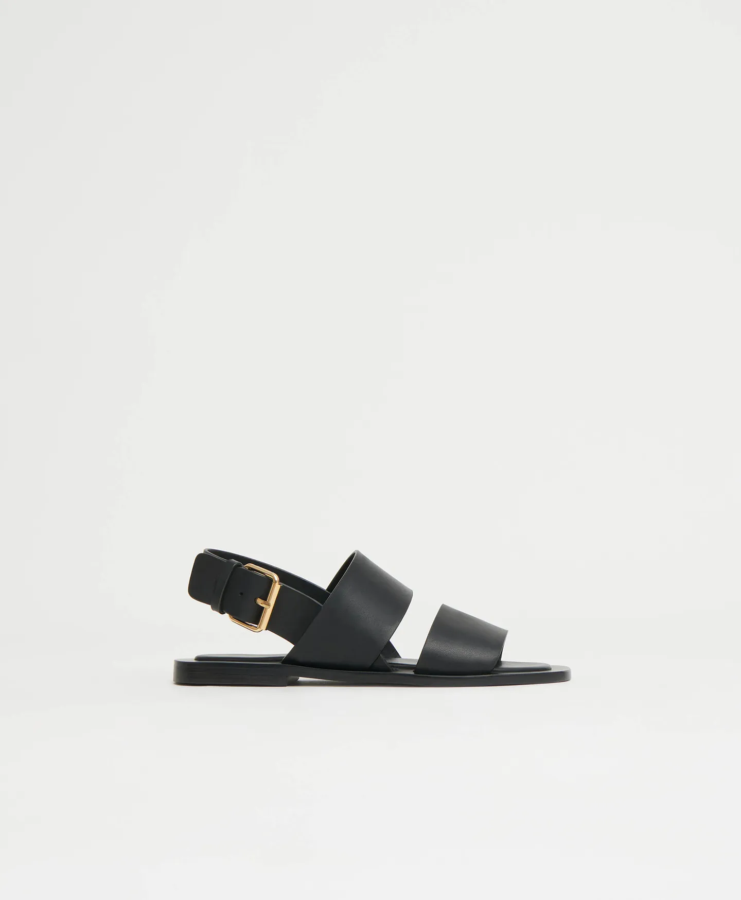 Mansur Gavriel Double Strap Sandal Black Mansur Gavriel Double Strap Sandal Black