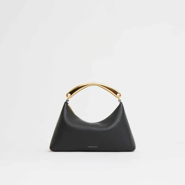 Mansur Gavriel Metal Handle Rhea Black