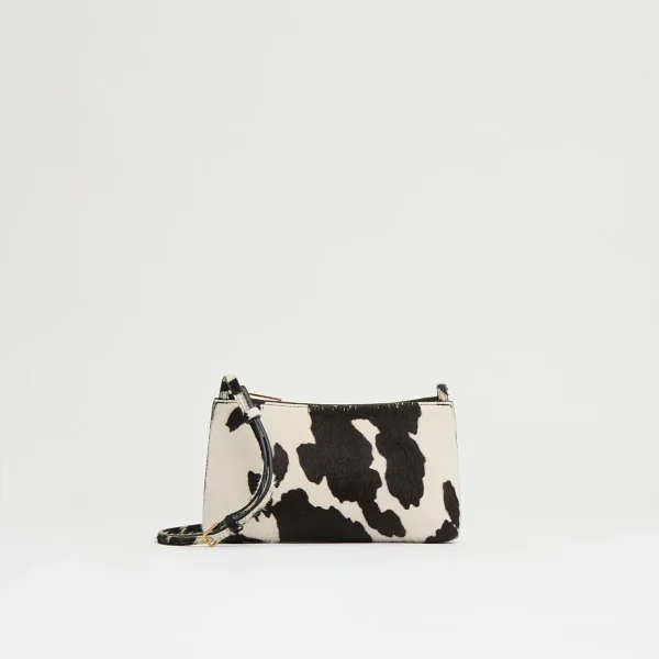Mansur Gavriel Mini Gaia Crossbody Printed Ponyhair