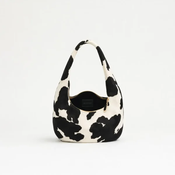 Mansur Gavriel Mini Gnocchi Bag Printed Ponyhair